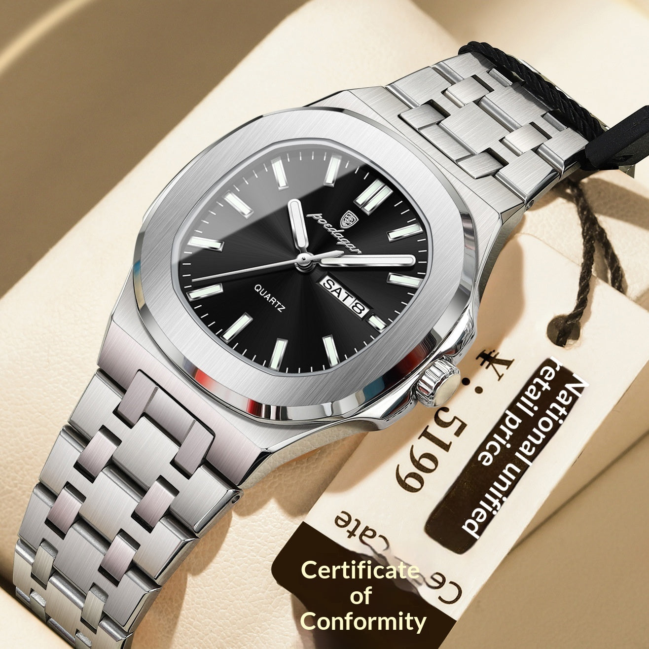 Ultra-thin Watch With Waterproof And Luminous Features - Zentrova Ultra-thin Watch With Waterproof And Luminous Features - Zentrova